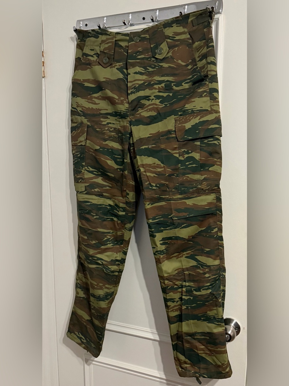 Men's Green Camo Cargo Pants euro 46 size
